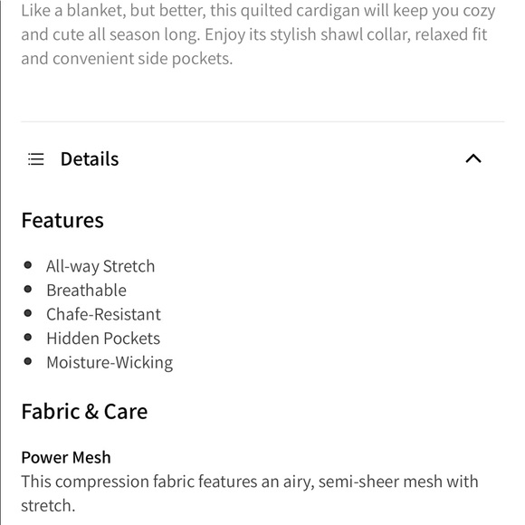 Fabletics Cardigan - Picture 6 of 6